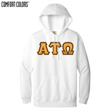 Greek Letters Ring-Spun Hoodie