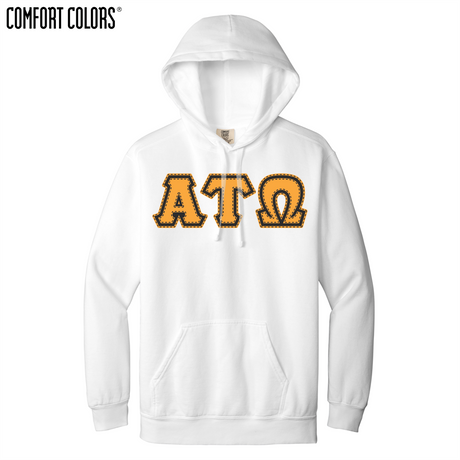 Greek Letters Ring-Spun Hoodie