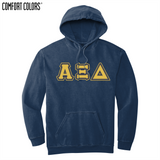 Greek Letters Ring-Spun Hoodie