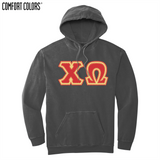 Greek Letters Ring-Spun Hoodie