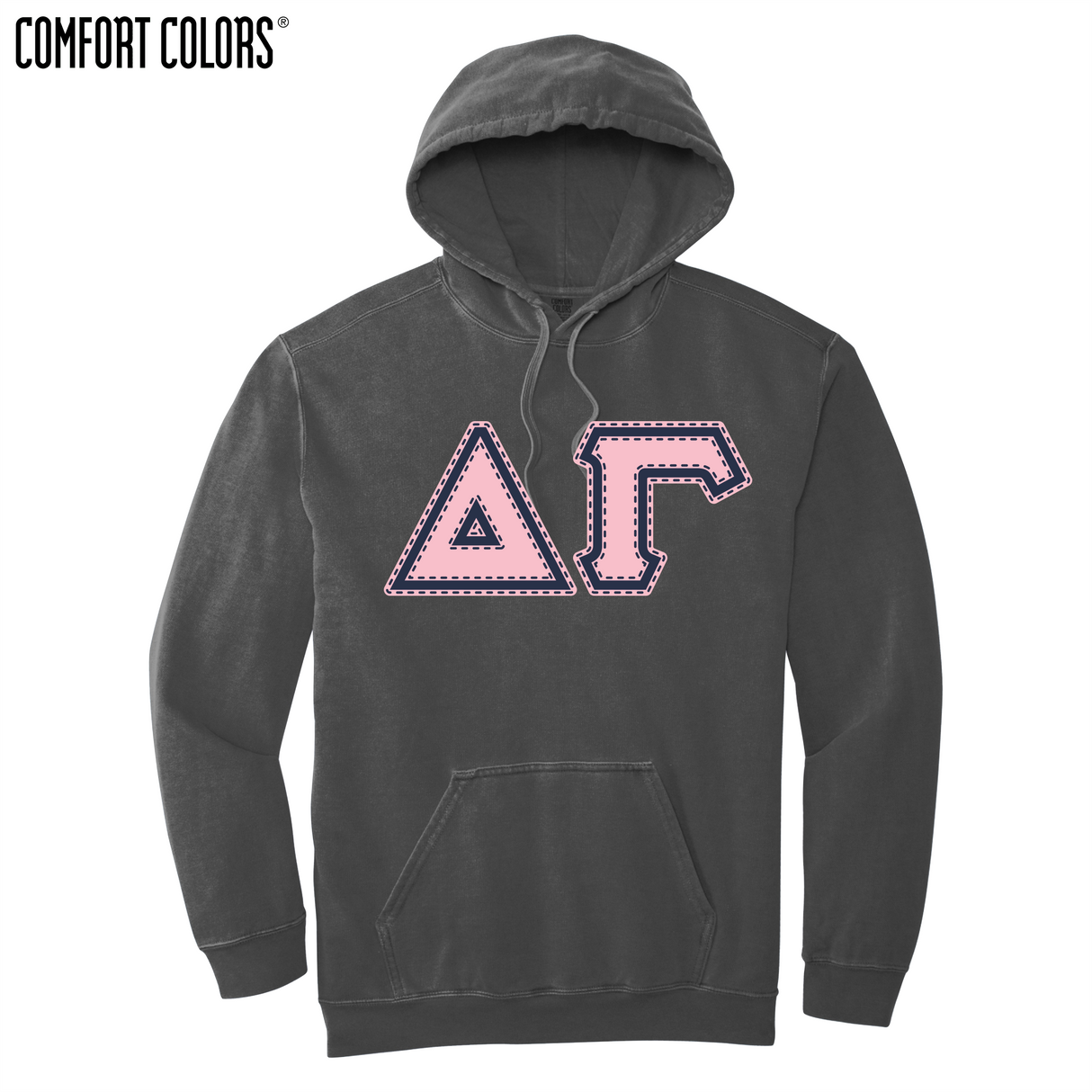 Greek Letters Ring-Spun Hoodie