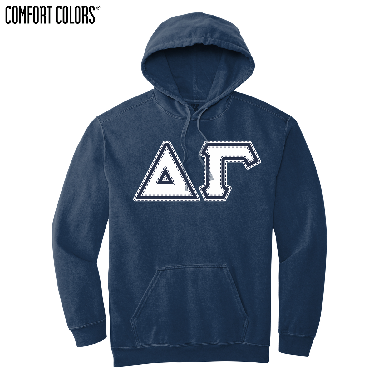 Greek Letters Ring-Spun Hoodie