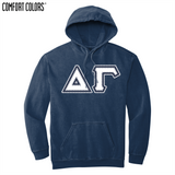 Greek Letters Ring-Spun Hoodie