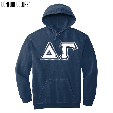 Greek Letters Ring-Spun Hoodie