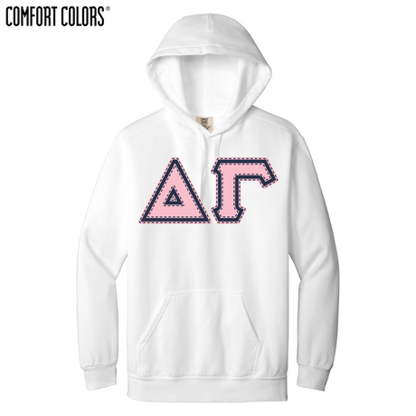 Greek Letters Ring-Spun Hoodie