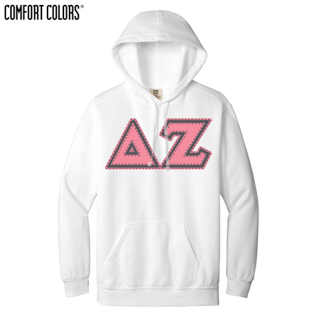 Greek Letters Ring-Spun Hoodie
