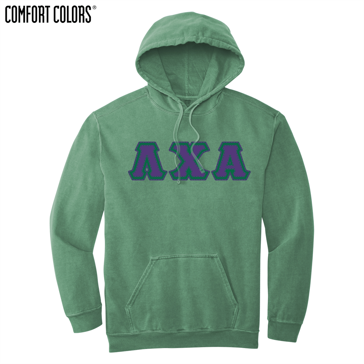 Greek Letters Ring-Spun Hoodie