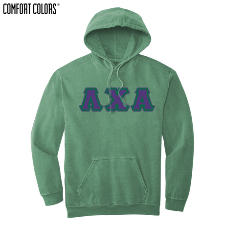 Greek Letters Ring-Spun Hoodie
