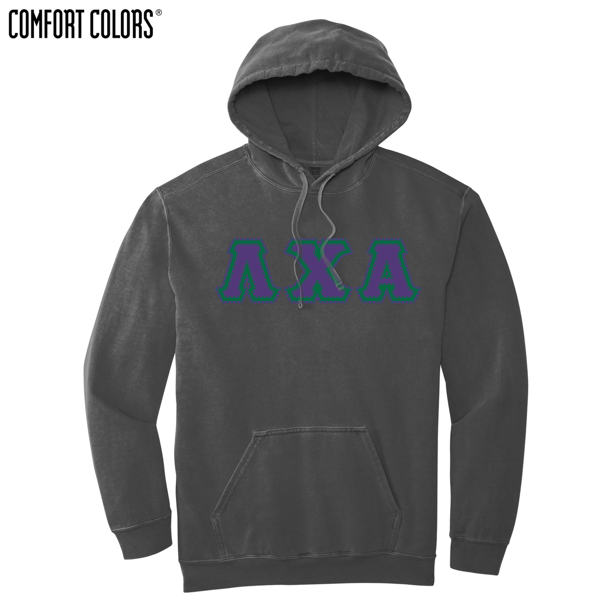 Greek Letters Ring-Spun Hoodie