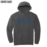 Greek Letters Ring-Spun Hoodie