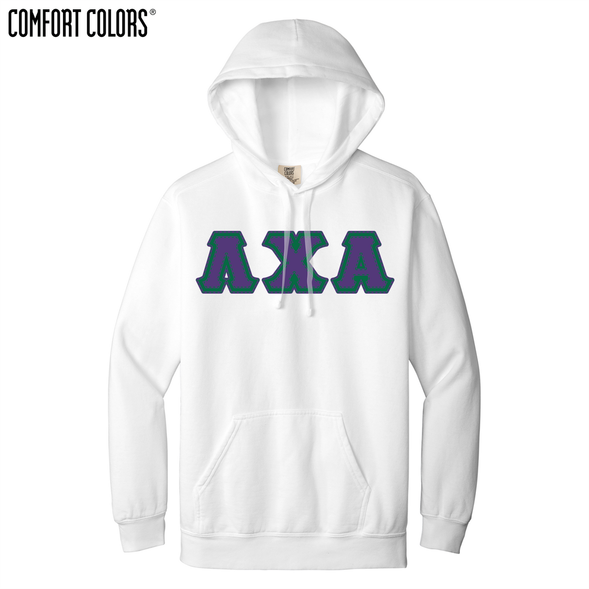 Greek Letters Ring-Spun Hoodie
