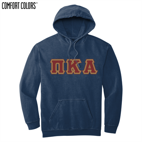 Greek Letters Ring-Spun Hoodie
