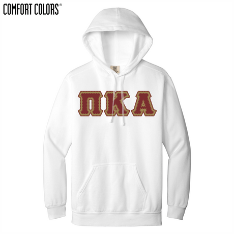 Greek Letters Ring-Spun Hoodie