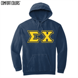 Greek Letters Ring-Spun Hoodie