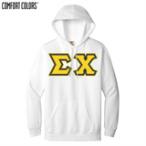 Greek Letters Ring-Spun Hoodie