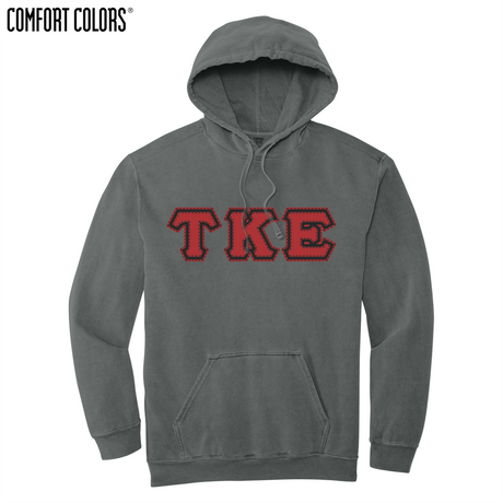 Greek Letters Ring-Spun Hoodie