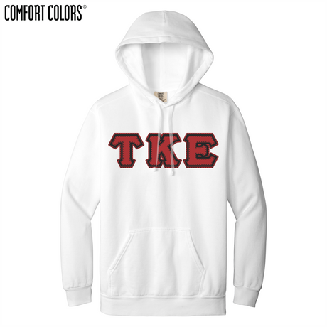 Greek Letters Ring-Spun Hoodie