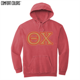 Greek Letters Ring-Spun Hoodie