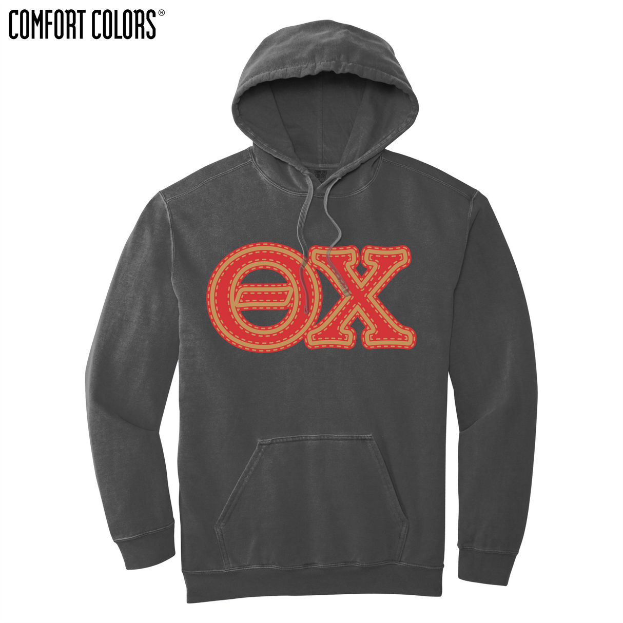 Greek Letters Ring-Spun Hoodie