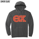 Greek Letters Ring-Spun Hoodie