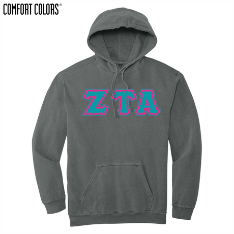 Greek Letters Ring-Spun Hoodie