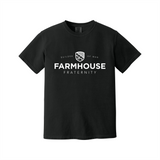 Greek Letters Heavyweight Ring Spun Tee