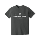 Greek Letters Heavyweight Ring Spun Tee