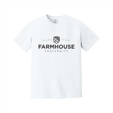 Greek Letters Heavyweight Ring Spun Tee