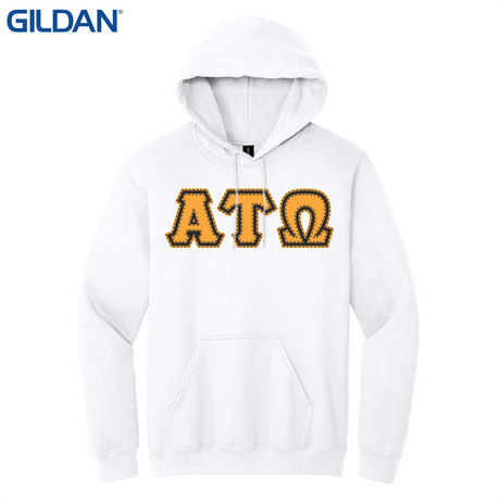 Greek Letters Pullover Hoodie