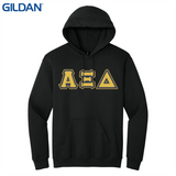 Greek Letters Pullover Hoodie