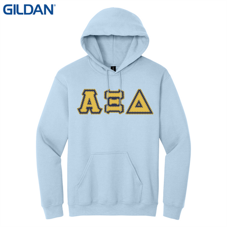 Greek Letters Pullover Hoodie