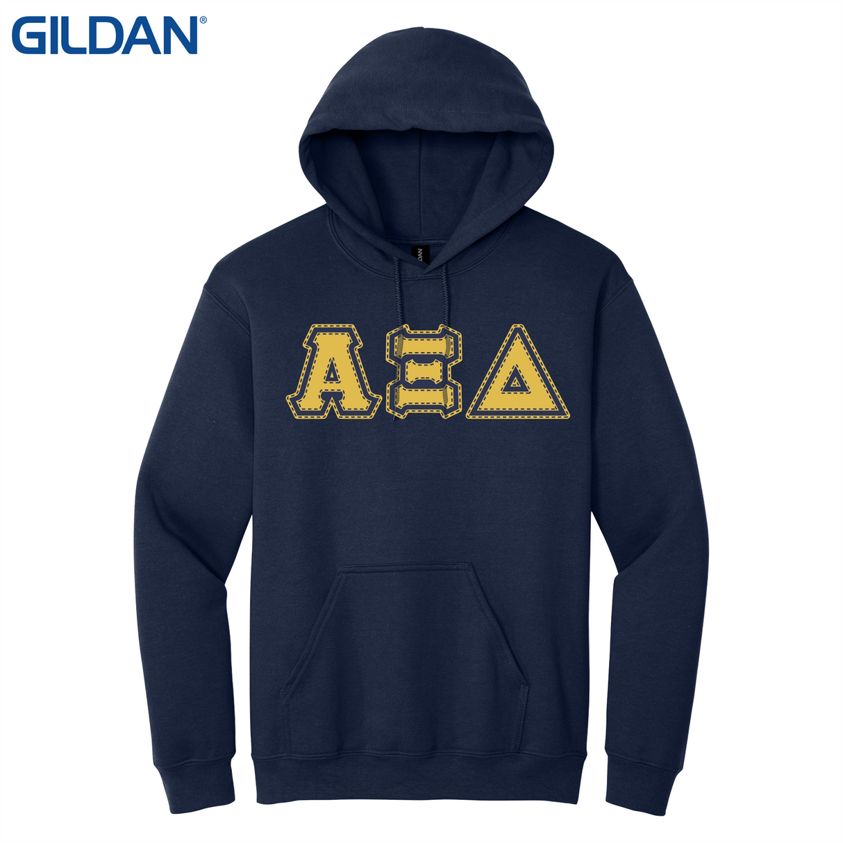 Greek Letters Pullover Hoodie