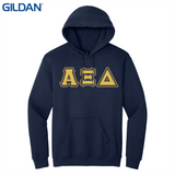 Greek Letters Pullover Hoodie