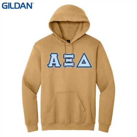 Greek Letters Pullover Hoodie