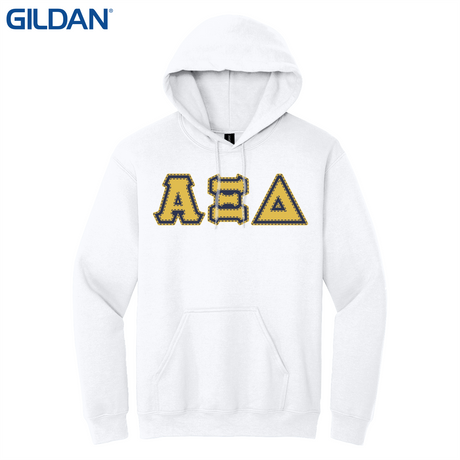 Greek Letters Pullover Hoodie