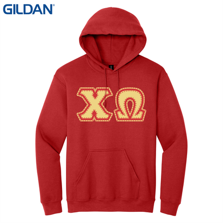 Greek Letters Pullover Hoodie