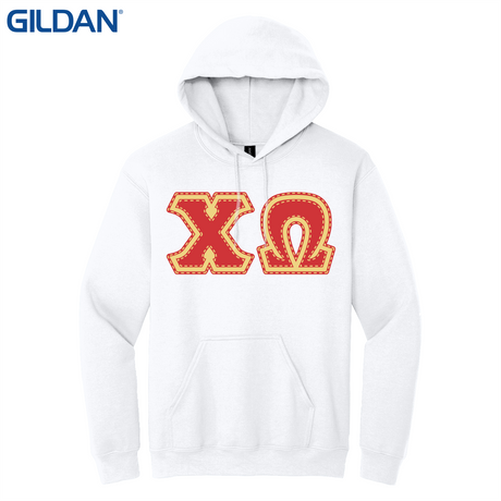 Greek Letters Pullover Hoodie