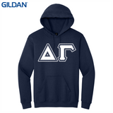 Greek Letters Pullover Hoodie