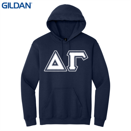Greek Letters Pullover Hoodie