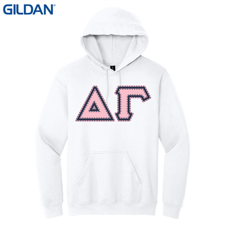Greek Letters Pullover Hoodie