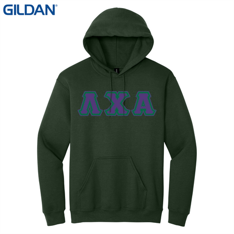 Greek Letters Pullover Hoodie