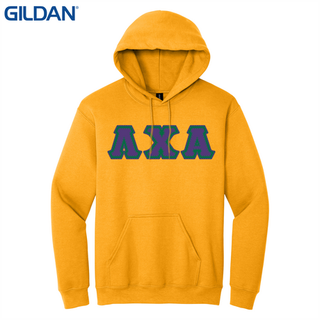 Greek Letters Pullover Hoodie