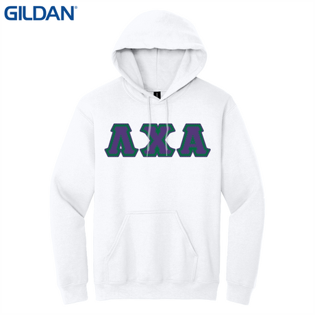 Greek Letters Pullover Hoodie
