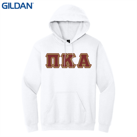 Greek Letters Pullover Hoodie