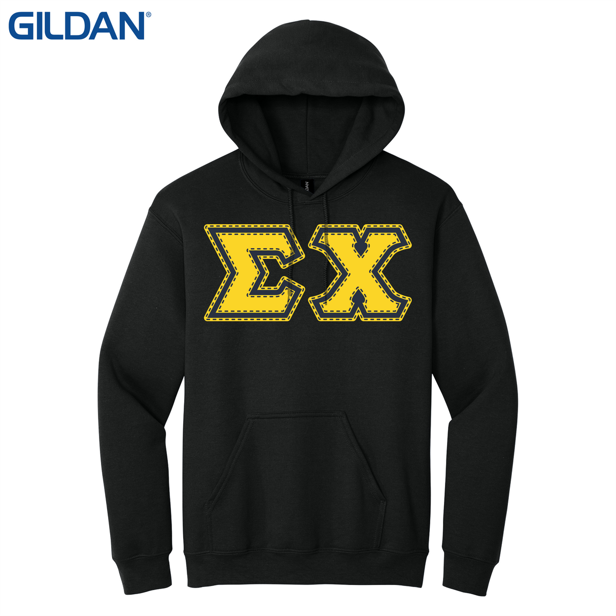 Greek Letters Pullover Hoodie