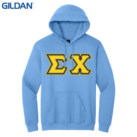 Greek Letters Pullover Hoodie