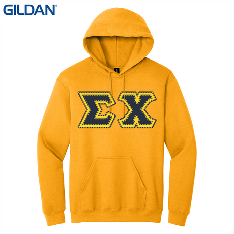Greek Letters Pullover Hoodie