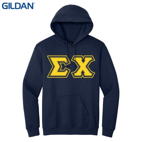 Greek Letters Pullover Hoodie