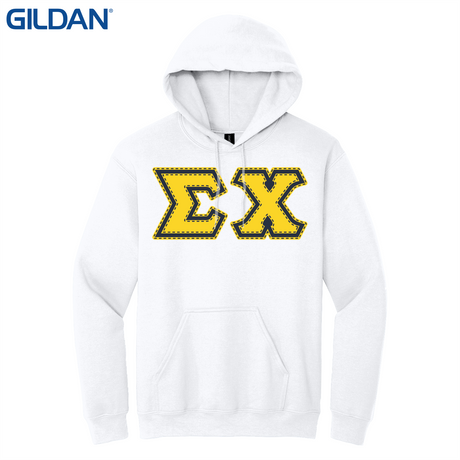 Greek Letters Pullover Hoodie