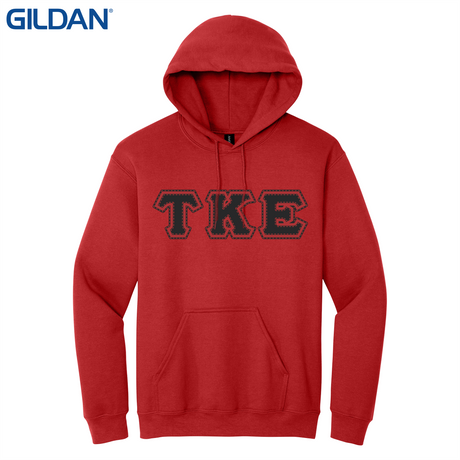 Greek Letters Pullover Hoodie